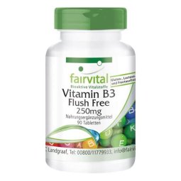 VITAMIN B3 FLUSH FREE NIACIN FAIRVITAL 90 CAPSULAS