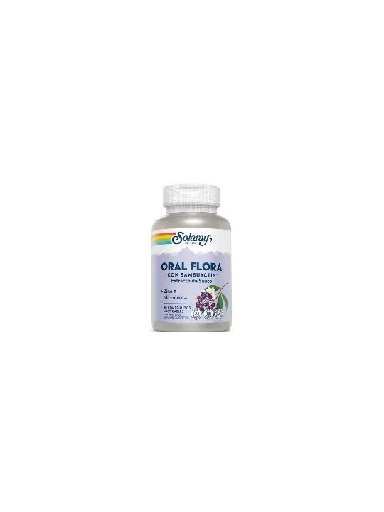 SAMBUACTIN ORAL FLORA 30 COMPRIMIDOS MASTICABLES SOLARAY