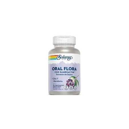 SAMBUACTIN ORAL FLORA 30 COMPRIMIDOS MASTICABLES SOLARAY