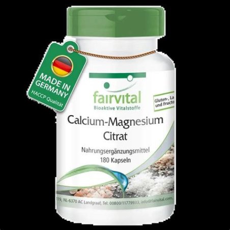 CITRATO DE CALCIO Y MAGNESIO 180 CAPSULAS FAIRVITAL