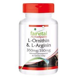 L-ORNITHIN & L-ARGININ 350MG/350 MG 90 TABLETAS FAIRVITAL