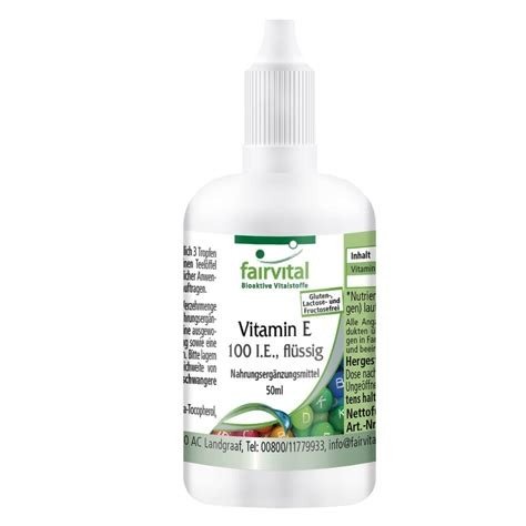 VITAMINA E 100 I.E. 50 ML FAIRVITAL