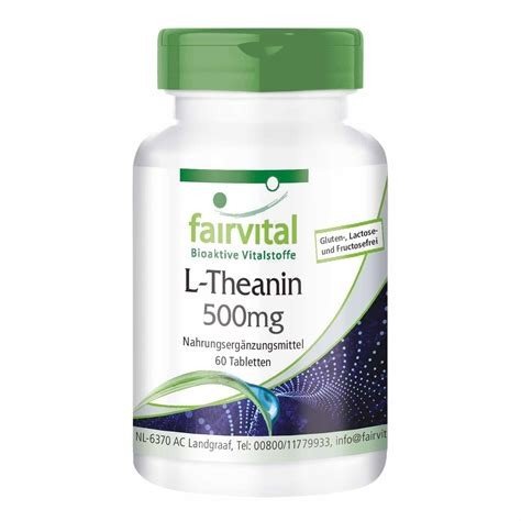 L-THEANINA 500MG 60 TABLETAS FAIRVITAL