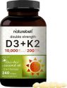 VITAMINA D3 Y K2 10.000 UI 90 CAPSULAS FAIRVITAL