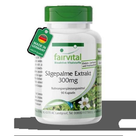 SAW PALMETTO 300MG FAIRVITAL 90 CAPSULAS