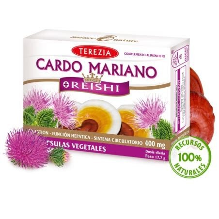 CARDO MARIANO + REISHI 60 CAPSULAS TEREZIA