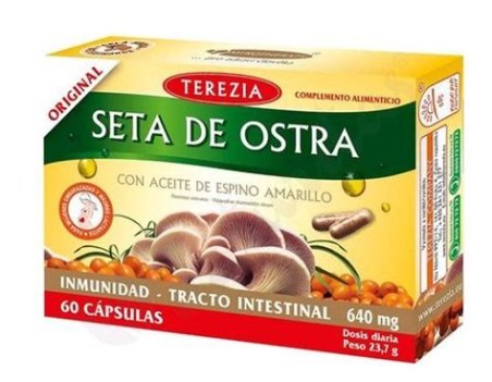 SETA DE OSTRA CON ACEITE DE ESPINO AMARILLO 60 CAPSULAS TEREZIA