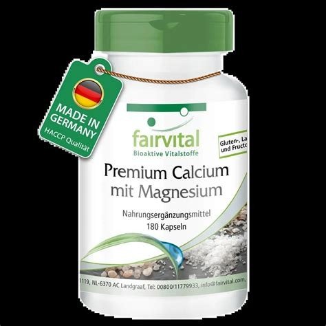 PREMIUM-CALCIO CON MAGNESIO 180 CAPSULAS FAIRVITAL