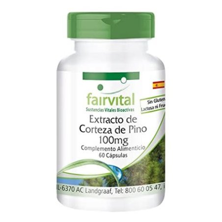 EXTRACTO DE CORTEZA DE PINO 100 MG FAIRVITAL 60 CAPSULAS