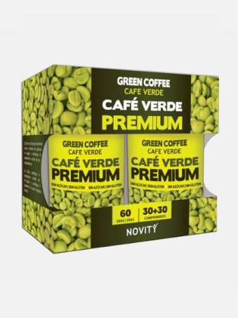 CAFE VERDE PREMIUM DUO PACK 30+30 COMPRIMIDOS NOVITY