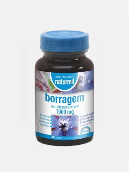 BORRAJA 1000MG 30 CAPSULAS NATURMIL