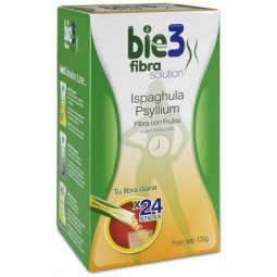BIE3 FIBRA+FRUTAS SOLUBLE 24 STICKS PSYLLIUM