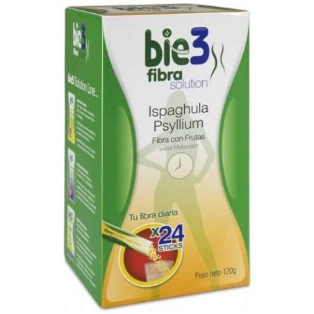BIE3 FIBRA+FRUTAS SOLUBLE 24 STICKS PSYLLIUM