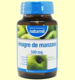 VINAGRE DE SIDRA DE MANZANA 500MG 45 CAPSULAS NATURMIL