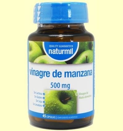 VINAGRE DE SIDRA DE MANZANA 500MG 45 CAPSULAS NATURMIL