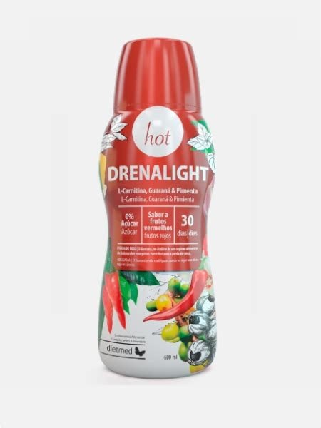 DRENALIGHT HOT EXTRA BURNER 600 ML DIETMED