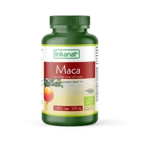 MACA ROJA 100 CAPSULAS 500 MG INKANAT