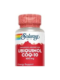 UBIQUINOL COQ-10, 100MG 30 CAPSULAS SOLARAY