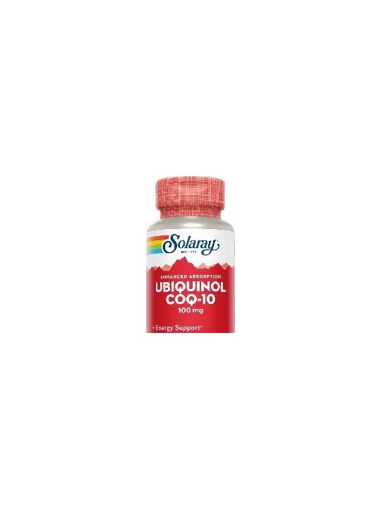 UBIQUINOL COQ-10, 100MG 30 CAPSULAS SOLARAY