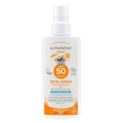 PROTECTOR SOLAR SPF 50 BEBE 125 GR ALPHANOVA SUN
