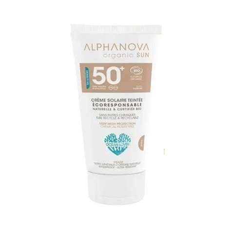 CREMA SOLAR FACIAL COLOR CLAIRE SPF 50 ALPHANOVA SUN 50 G