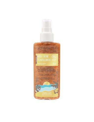 ACEITE SECO RADIANTE 125 ML MONOI TAHITI Y ACEITE DE ARGAN ALPHANOVA SUN