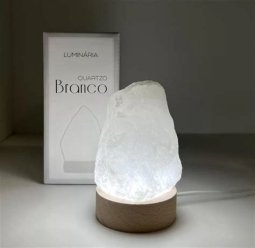 LAMPARA DE CUARZO BLANCO