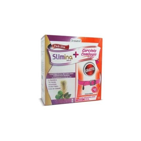 PACK SLIM SLIMINA + 60 CAPSULAS GARCINIA CAMBOGIA DRASANVI