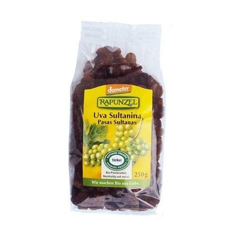 PASAS SULTANAS 250GR DEMETER RAPUNZEL