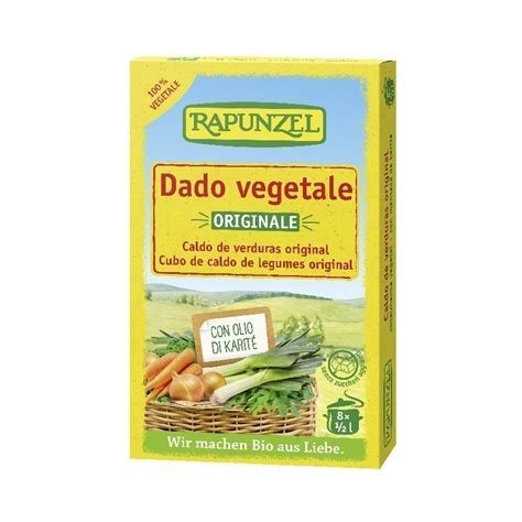 CALDO VERDURAS CUBITOS 80G. RAPUNZEL