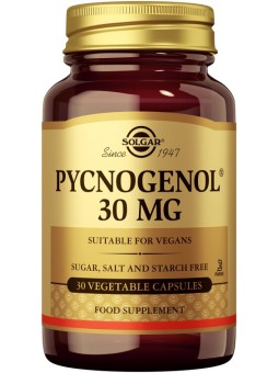 PYCNOGENOL 30 CAPSULAS 30MG SOLGAR