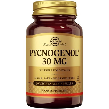 PYCNOGENOL 30 CAPSULAS 30MG SOLGAR