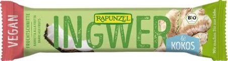 BARRITA JENGIBRE Y COCO 40 G RAPUNZEL