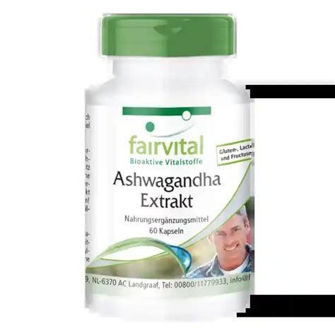 EXTRACTO DE ASHWAGANDHA 500 MG FAIRVITAL 60 CAPSULAS