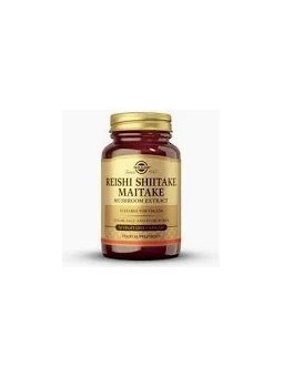 REISHI SHIITAKE MAITAKE 50 CAPSULAS SOLGAR