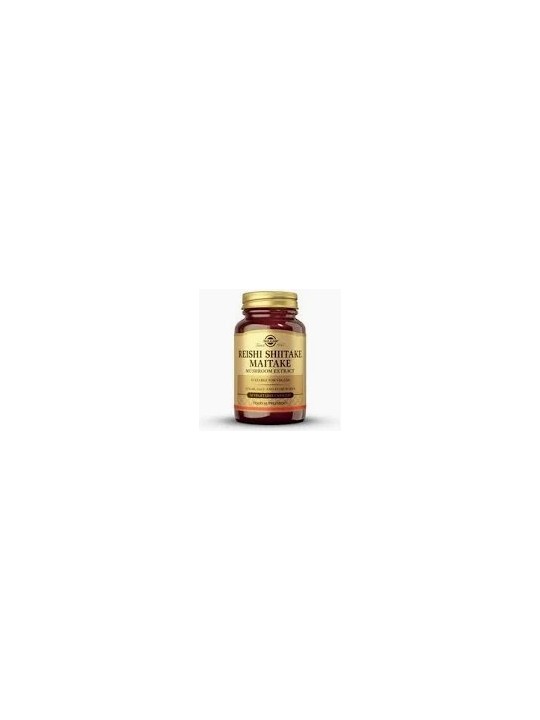 REISHI SHIITAKE MAITAKE 50 CAPSULAS SOLGAR