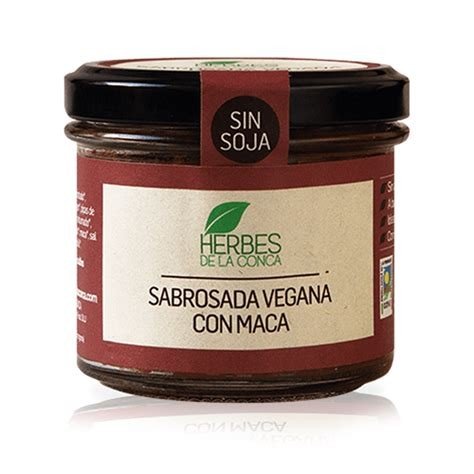 SOBRASADA VEGANA CON MACA HERBES DE LA CONCA 110 G