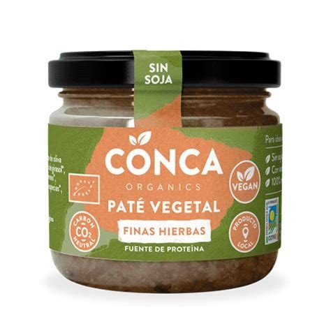 PATE VEGETAL DE PESTO CON LEVADURA NUTRICIONAL HERBES DE LA CONCA