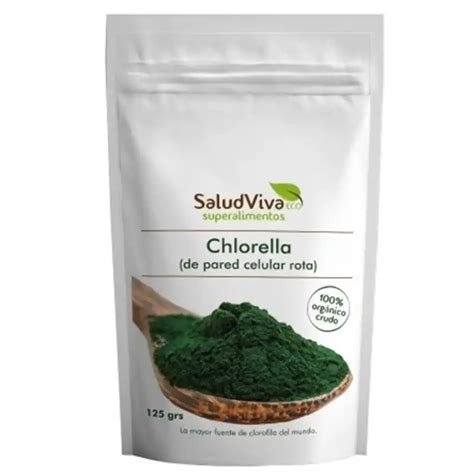 CLORELLA EN POLVO PARED CELULAR ROTA SALUDVIVA 125 GR