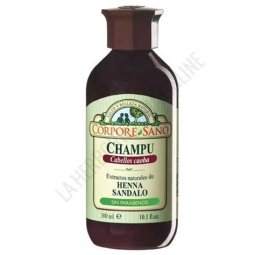 CHAMPU HENNA SANDALO BIO 300 ML CAOBA CORPORE SANO