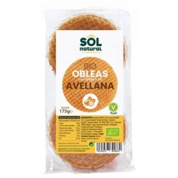 OBLEAS AVELLANA BIO SOL NATURAL 175 GR 6 UNIDADES