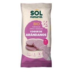BIO TORTAS YOGUR ARANDANO BIO SOL NATURAL 100 G
