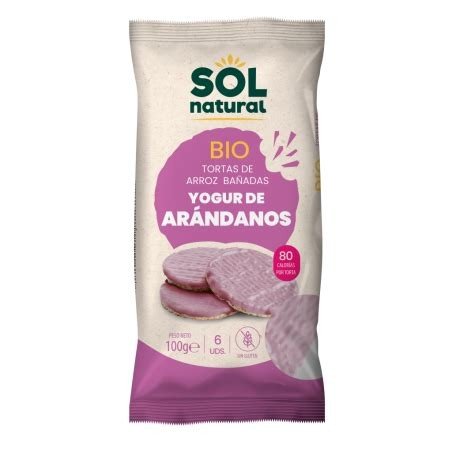 BIO TORTAS YOGUR ARANDANO BIO SOL NATURAL 100 G