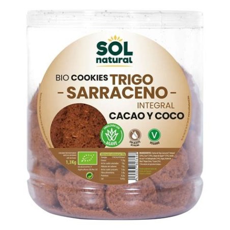 GALLETAS DE TRIGO SARRACENO Y COCO SOL NATURAL 175 G