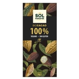 CHOCOLATE 100% SOL NATURAL 70 G TABLETA