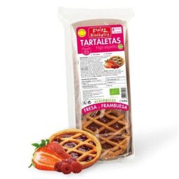 TARTALETAS ESPELTA FRESA FRAMBUESA SAKAI ESPIGA BIOLOGICA 200 G