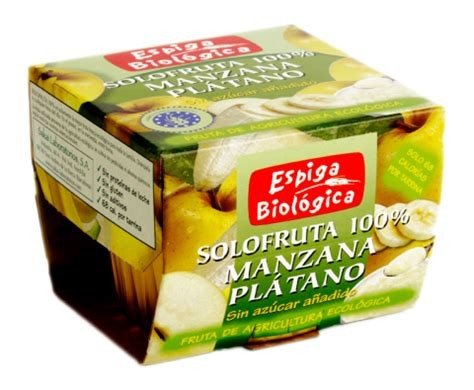 SOLOFRUTA MANZANA PLATANO ECO 200 GR ESPIGA BIOLOGICA