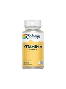 VITAMINA A 3000MCG 6 CAPSULAS SOLARAY