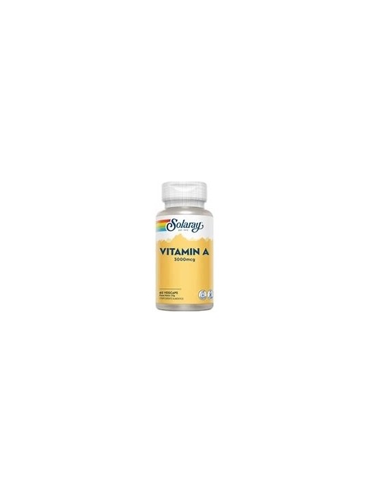 VITAMINA A 3000MCG 6 CAPSULAS SOLARAY