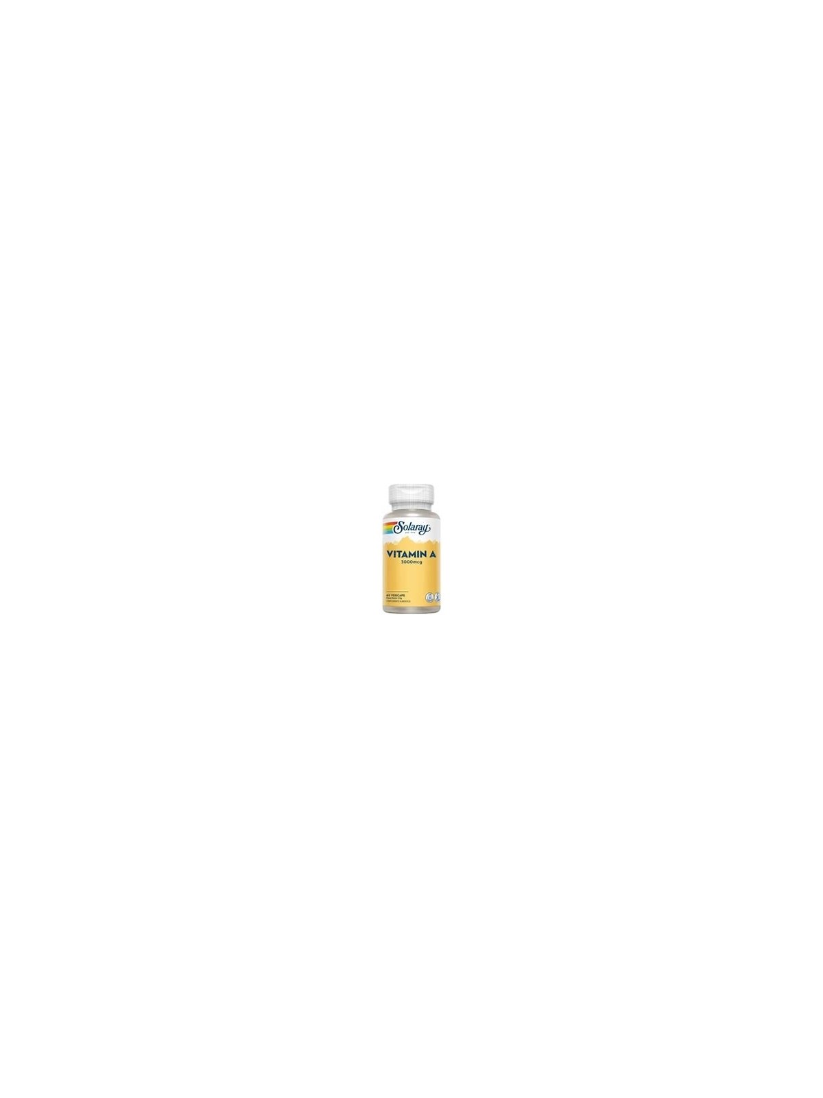 VITAMINA A 3000MCG 6 CAPSULAS SOLARAY